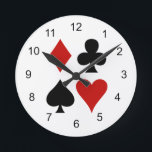 Kaartsleuven voor ontwerp, wandklok<br><div class="desc">Kaarten voor kaartontwerpen</div>