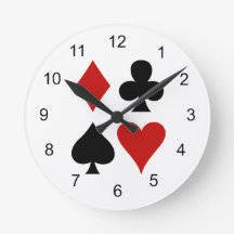 Kaartsleuven voor ontwerp, wandklok