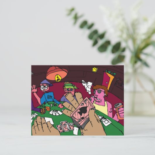 Kaartspel Briefkaart (Staand voorkant)