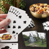 Kaartspel met kerk afbeeldingen pokerkaarten (Insitu)