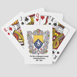 Kaartspel ter ere van 50-jarig jubileum van Shire Pokerkaarten