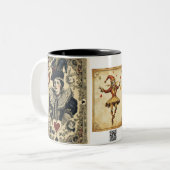  kaartspel tweekleurige koffiemok (Voorkant links)