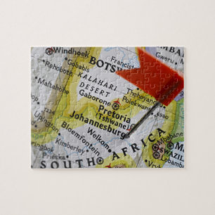Kaartspeld in Johannesburg, Zuid-Afrika op Legpuzzel