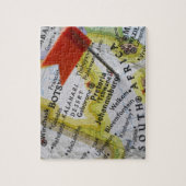 Kaartspeld in Johannesburg, Zuid-Afrika op Legpuzzel (Verticaal)