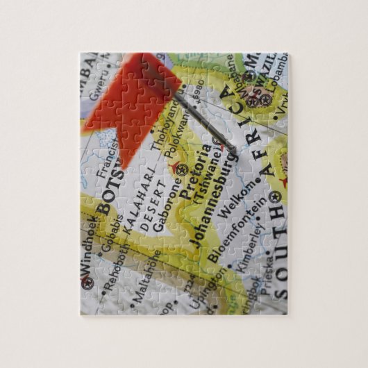 Kaartspeld in Johannesburg, Zuid-Afrika op Legpuzzel (Verticaal)