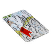 Kaartspeld in Shanghai, China, op de kaart geplaat Magneet (Rechterzijde)