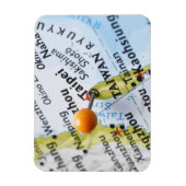 Kaartspeld in Taipei, Taiwan, op kaart geplaatst; Magneet (Verticaal)