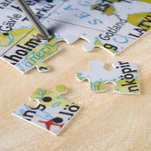 Kaartspeld op de kaart geplaatst op Stockholm, Zwe Legpuzzel (Zijkant)