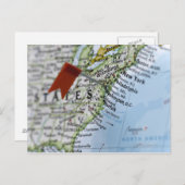 Kaartspeld op de kaart van Washington D.C. (Voorkant / Achterkant)