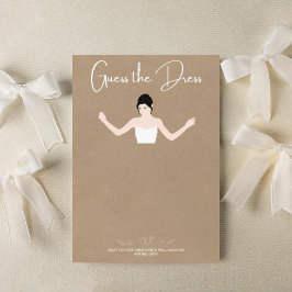 kaartspelen Raad de kledingkaart Kaart