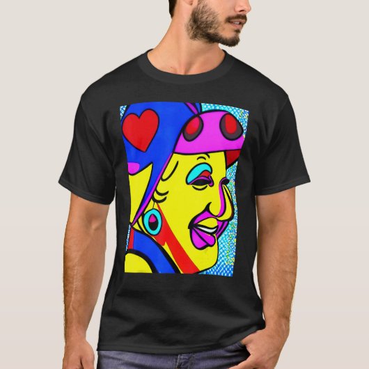 Kaartspelende overgrootmoeder 2 t-shirt (Voorkant)