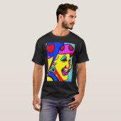 Kaartspelende overgrootmoeder 2 t-shirt (Voorkant volledig)