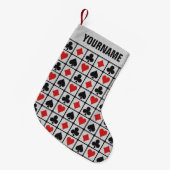 Kaartspeler aangepaste kerstopslag kleine kerstsok (Voorkant (Hangend))