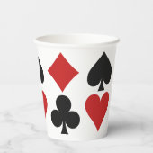 Kaartspeler Papieren Bekers (Achterkant)