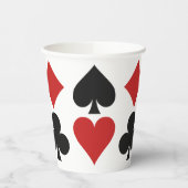 Kaartspeler Papieren Bekers (Links)