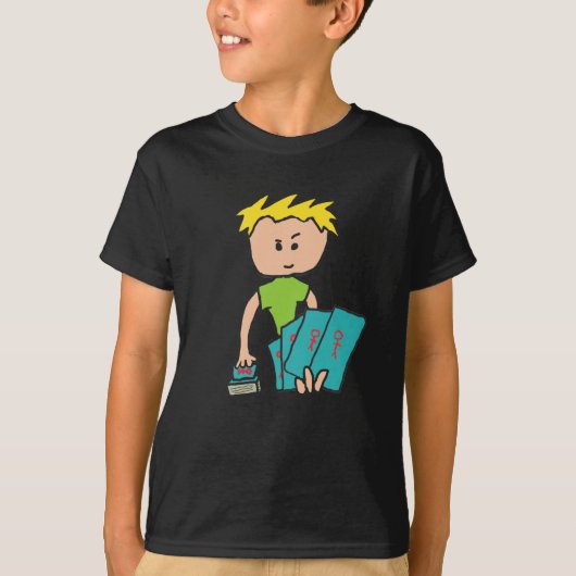 Kaartspeler T-shirt (Voorkant)
