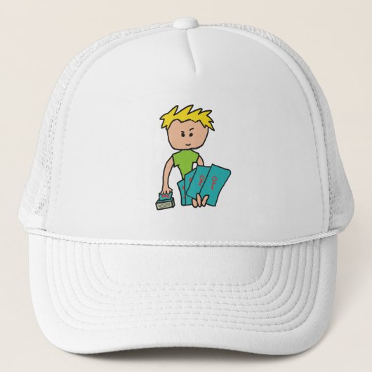 Kaartspeler Trucker Pet (Voorkant)