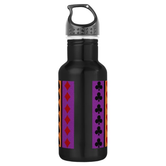 Kaartspeler Waterfles (Achterkant)