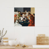 Kaartspelers - Lucas van Leyden Fine Art Poster (Keuken)