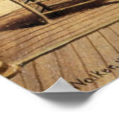 Kaartspelers op de Steamboot,  schilderij Poster (Hoek)