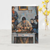 Kaartspelers Paul Cezanne-schilderkunst Kaart (Gele Bloem)