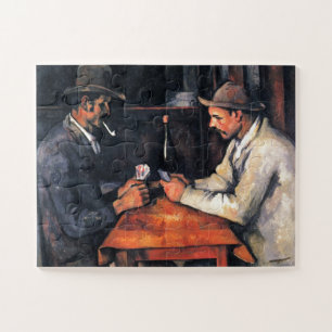 Kaartspelers Paul Cezanne-schilderkunst Legpuzzel