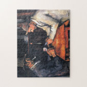Kaartspelers Paul Cezanne-schilderkunst Legpuzzel (Verticaal)