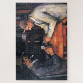 Kaartspelers Paul Cezanne-schilderkunst Legpuzzel (Verticaal)