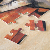 Kaartspelers Paul Cezanne-schilderkunst Legpuzzel (Zijkant)