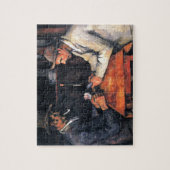 Kaartspelers Paul Cezanne-schilderkunst Legpuzzel (Verticaal)