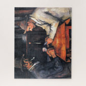 Kaartspelers Paul Cezanne-schilderkunst Legpuzzel (Verticaal)