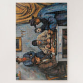 Kaartspelers Paul Cezanne-schilderkunst Legpuzzel (Verticaal)