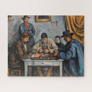 Kaartspelers Paul Cezanne-schilderkunst Legpuzzel