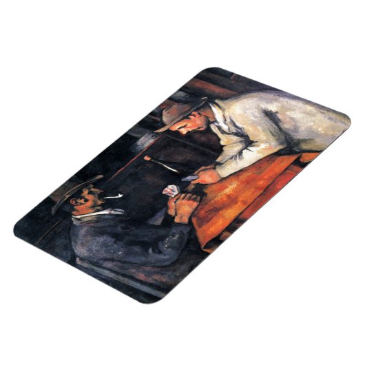Kaartspelers Paul Cezanne-schilderkunst Magneet (Linkerzijde)
