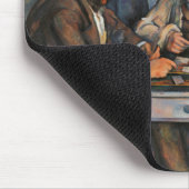 Kaartspelers Paul Cezanne-schilderkunst Muismat (Hoek)