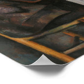 Kaartspelers Paul Cezanne-schilderkunst Poster (Hoek)