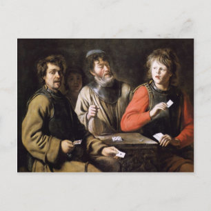 Kaartspelers van Jan Steen Briefkaart