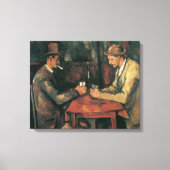 Kaartspelers van Paul Cezanne,  fijne kunst Canvas Afdruk (Voorkant)