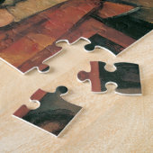 Kaartspelers van Paul Cezanne,  fijne kunst Legpuzzel (Zijkant)