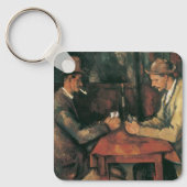 Kaartspelers van Paul Cezanne,  fijne kunst Sleutelhanger (Voorkant)