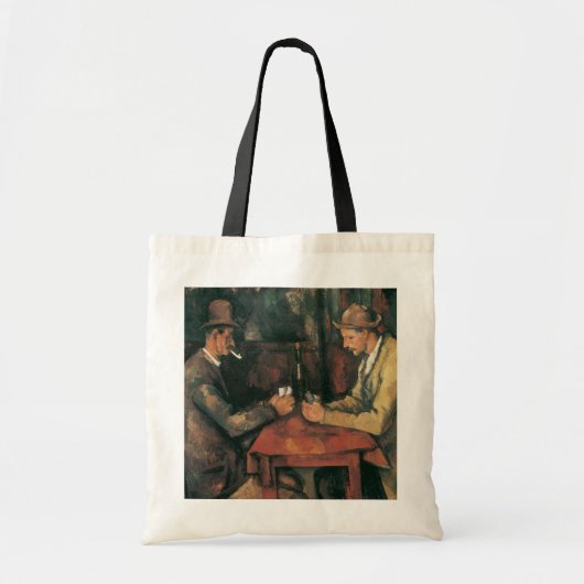 Kaartspelers van Paul Cezanne, fijne kunst Tote Bag (Voorkant)