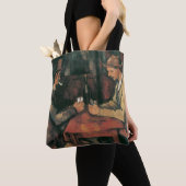 Kaartspelers van Paul Cezanne,  fijne kunst Tote Bag (Dichtbij)