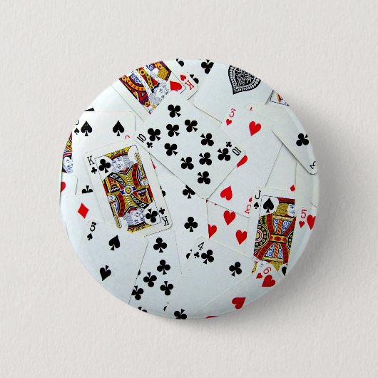 Kaartspellen spelen ronde button 5,7 cm (Voorkant)