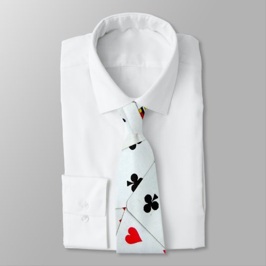Kaartspellen spelen stropdas (Gebonden)
