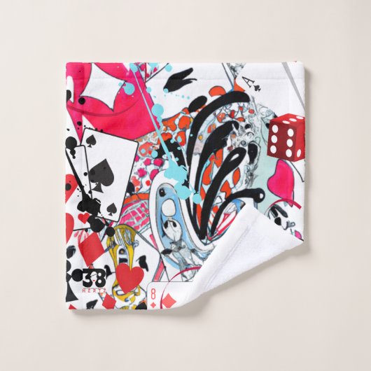 Kaartspelletjes Bad Handdoek (Wasdoekje)