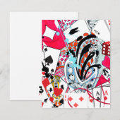 Kaartspelletjes Bedankkaart (Voorkant / Achterkant)