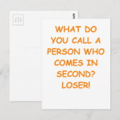 Kaartspelletjes Briefkaart (Voorkant / Achterkant)