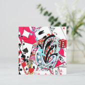 Kaartspelletjes Feestdagenkaart (Staand voorkant)