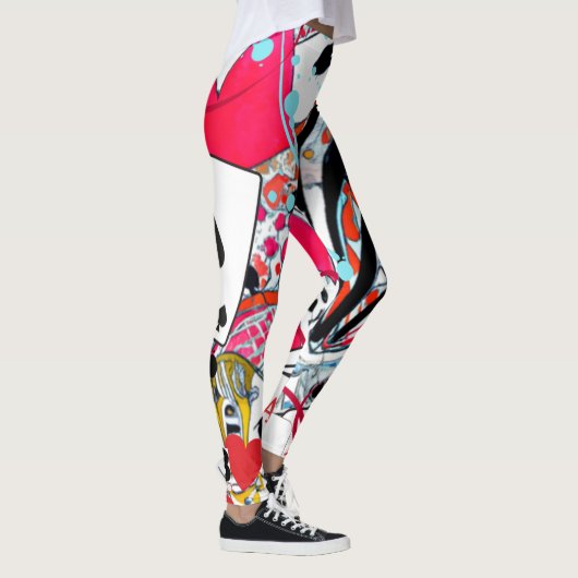 Kaartspelletjes Leggings (Rechts)