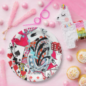 Kaartspelletjes Papieren Bordje (Feest)